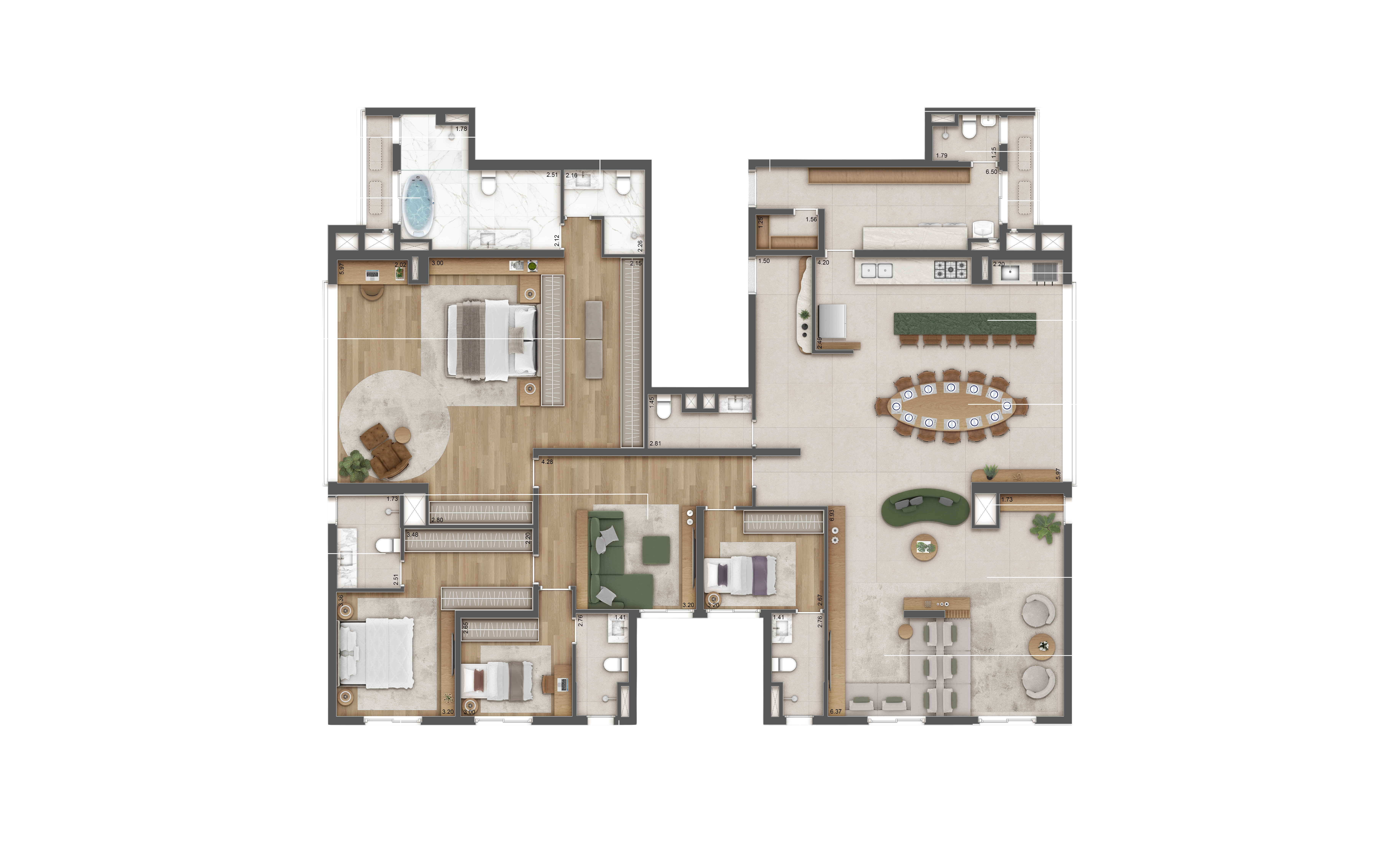 282 m² | 4 suítes